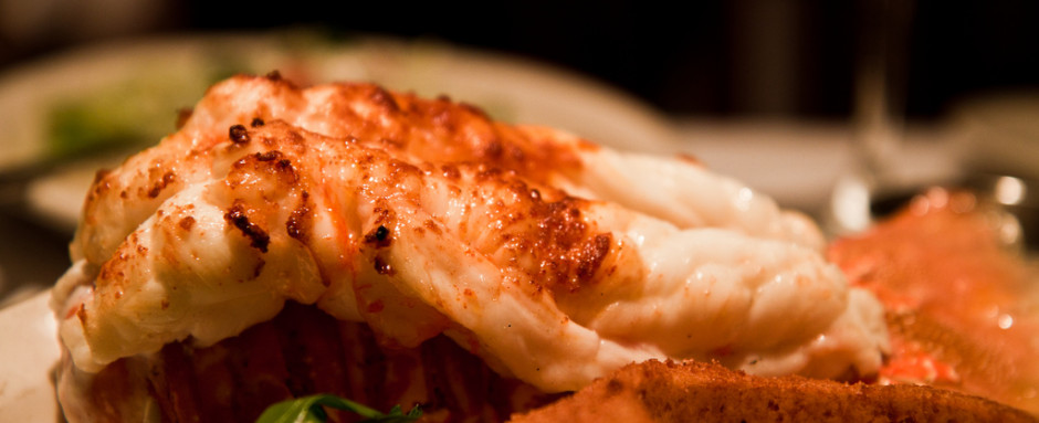 Broiled Lobster Tail with Brown Butter Sauce